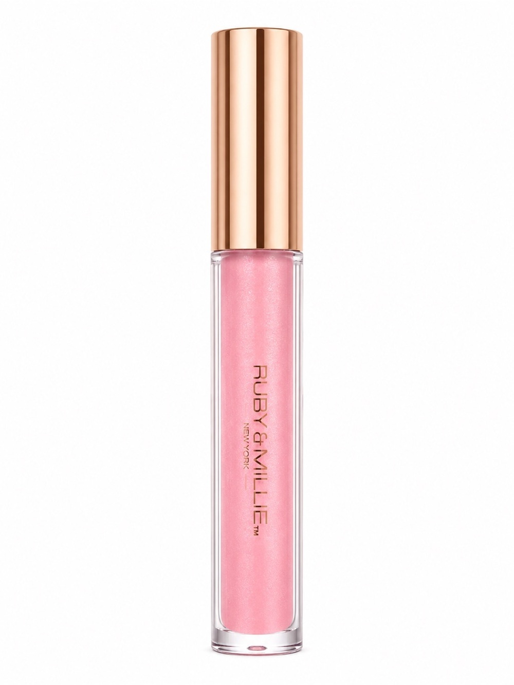 Pink Lip Gloss — Luminous Pink Shine Shade After Dark